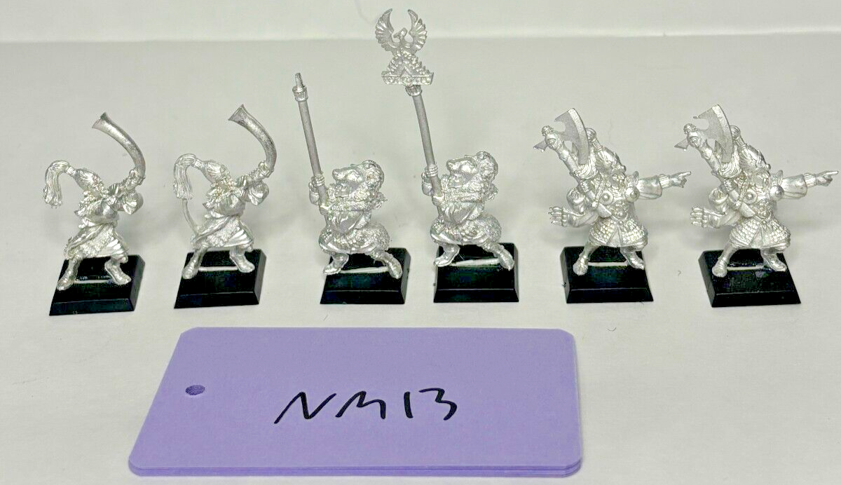 Warhammer Fantasy Old World High Elves White Lions Command Lot