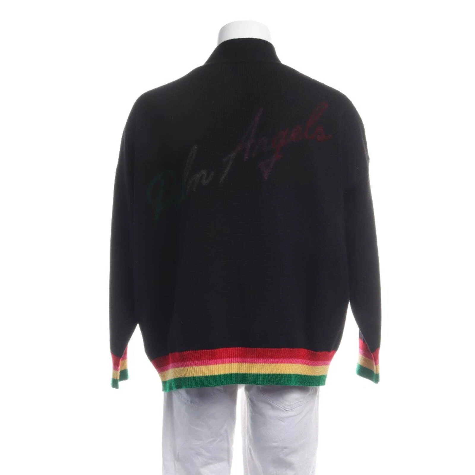 Cardigan Palm Angels Nero Rosso XS