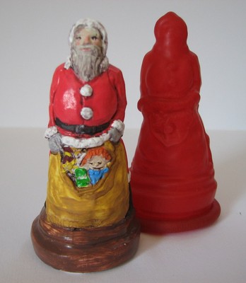 Z7048 Weihnachtsmann & Sack - Gummi Latex Formen von MouldMaster