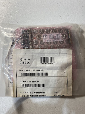 Cisco X2-10gb-sr 10gbase-sr X2 for MMF Transceiver Module