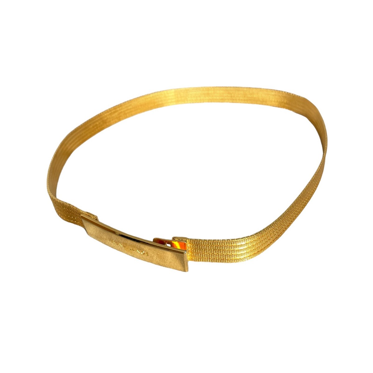 Vintage Rena Lange Gold Metal Waist Belt | eBay