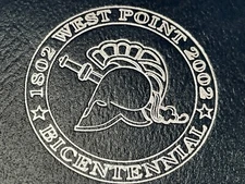 UNITED STATES MINT 2002 U.S, MILITARY ACADEMY BICENTENNIAL COMMEMORATIVE COIN