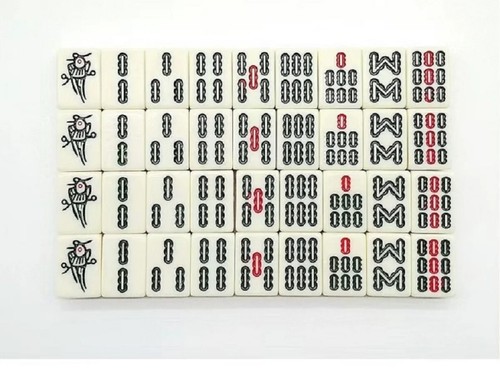 Portable Chinese Mahjong Set 144 Tiles NEW IN BOX Classic Travel Party Game Kit - Picture 13 of 14