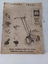DAVID BRADLEY - Owners Manual for HANDI-MAN original 917-60101