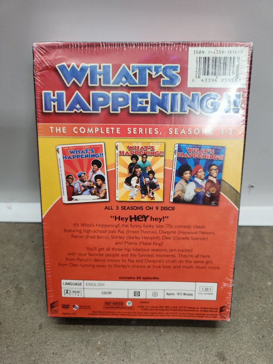 Whats Happening The Complete Series DVD 2008 9 Disc Set Brand New  
