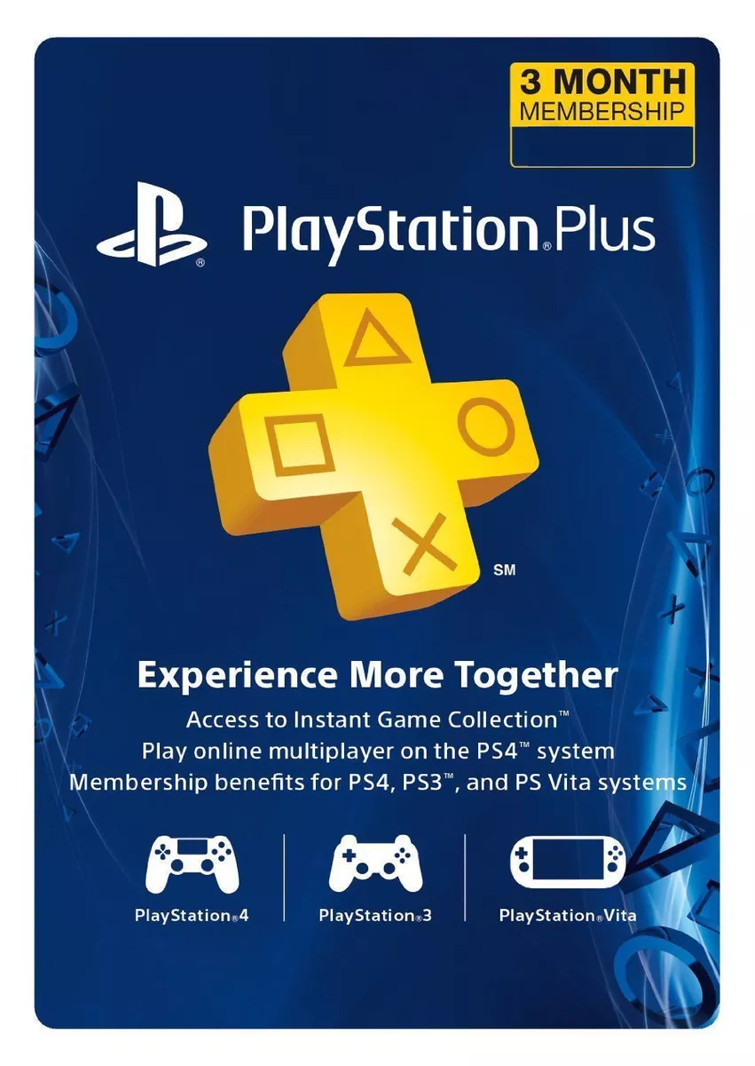 PSN Card 12 Month  PlayStation Plus US digital for PlayStation 3