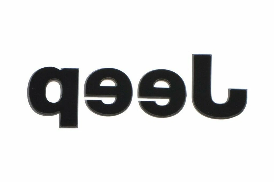 2005-2017 OEM MOPAR GENUÍNO CAPÔ OU PLATAFORMA ELEVATÓRIA EMBLEMA JIPE CROMADO PLACA DE IDENTIFICAÇÃO CRACHÁ - Imagem 2 de 3