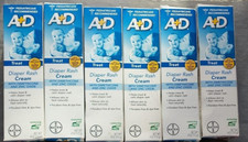 Pack 6 A D Treat Diaper Rash Cream Baby Skin Care Zinc Oxide Dimethicone 4 oz ea