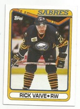 RICK VAIVE 1990-91 TOPPS CARD NEAR MINT+ CONDITION