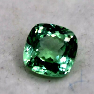 Awesome Natural CERTIFIED Green  Montana Sapphire Square 10Ct+ Loose Gemstone