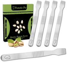 Pistachio Pro Nut Opener - Stainless Steel Pistachio Desheller Tool (5 Pack)