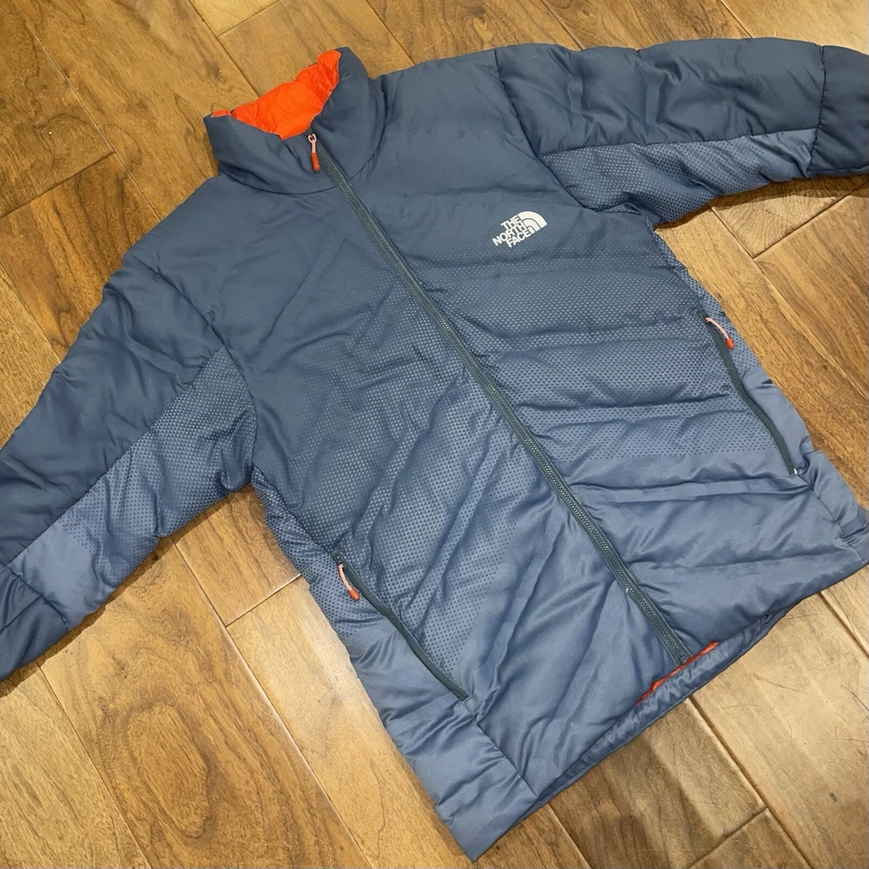 Chaqueta de Plumón North Face Fuseform Dot Matrix Azul Conquista Tri Matrix Talla Hombres Pequeña Foto 2 de 4