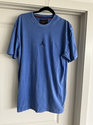 NIKE JORDAN JUMPMAN Medium BLUE SHORT Sleeve T-shirt