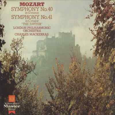 LP Mozart (Mackerras) Symphony No. 40 In G Minor / Symphony No. 41 In C Major 
