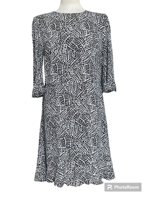 MARKS & SPENCER SAMMLUNG. Etuikleid Neu mit Etikett. Größe 10. Black & White.