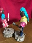 Vintage Folk art Black Pair Figurines  — photo 3