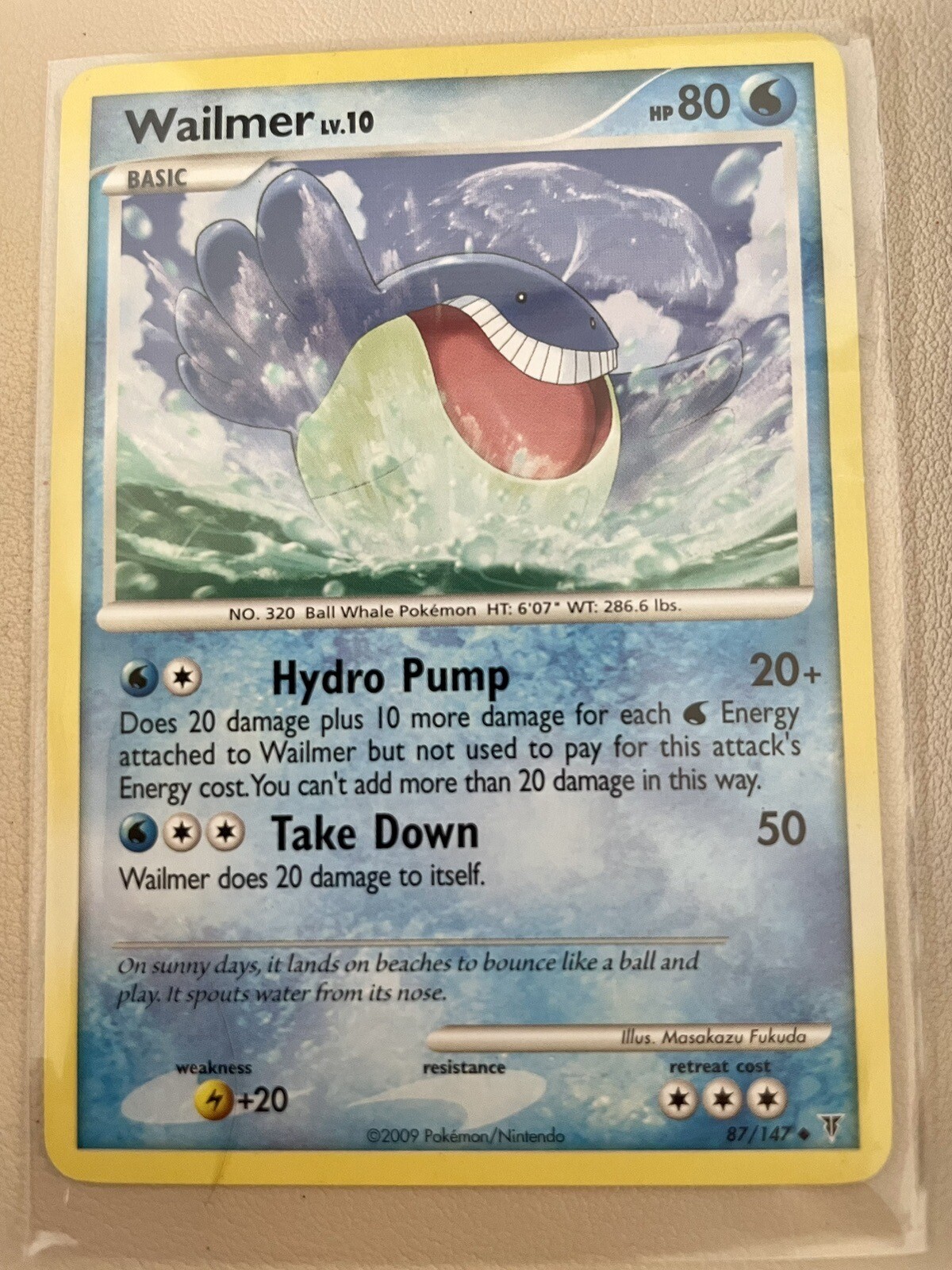 Pokémon TCG Wailmer Supreme Victors 87 Regular Uncommon LP