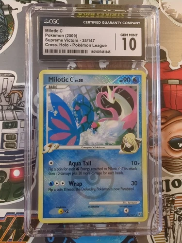 Milotic C 35/147 Supreme Victors Pokemon League Cross Holo CGC 10 Gem Mint