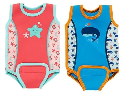 MOTHERCARE Baby Neoprenanzug Wärmer Badeanzug Jungen Mädchen Sonnenanzug Schwimmwindel UPF50+