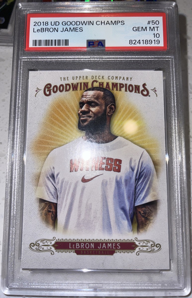 2018UD Goodwin Champs LeBron James #50 PSA 10 | eBay