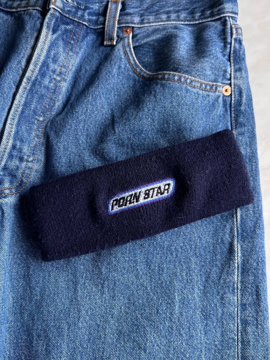 Vintage Porn Star Skateboarding Hat Logo Headband Embroidered