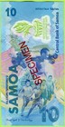 Samoa 10 Tala 2019 P45s UNC - Polymer / Specimen — photo 2