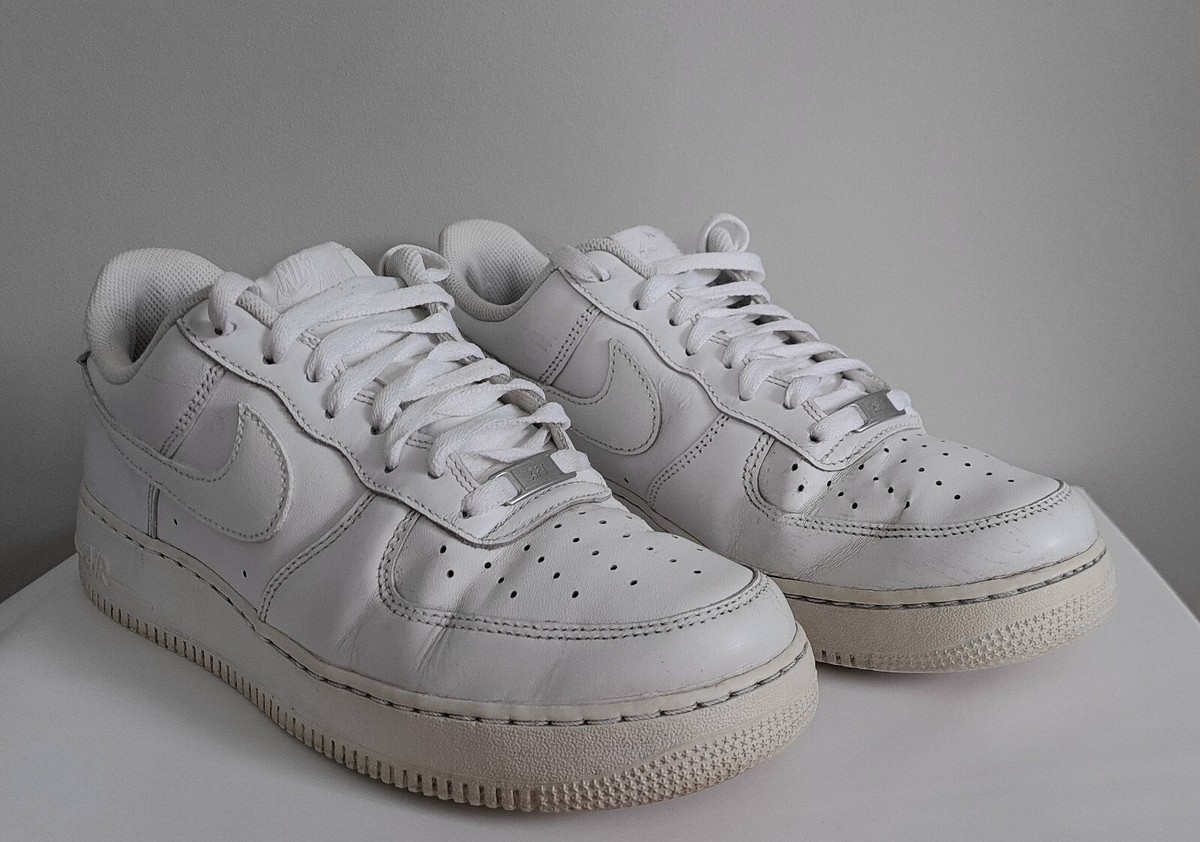 Size 9 - Nike Air Force 1 Low '07 White | eBay UK