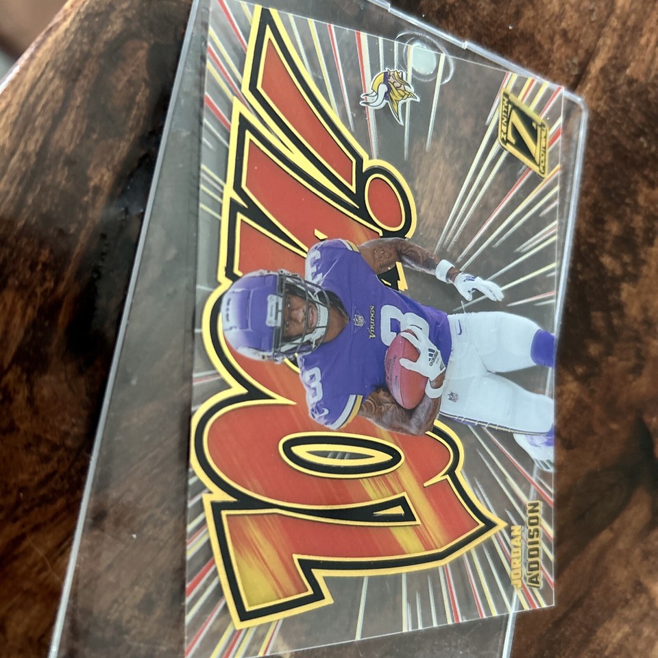 2023 Zenith Football ZOOM Insert Acetate Jordan Addison Case Hit eBay