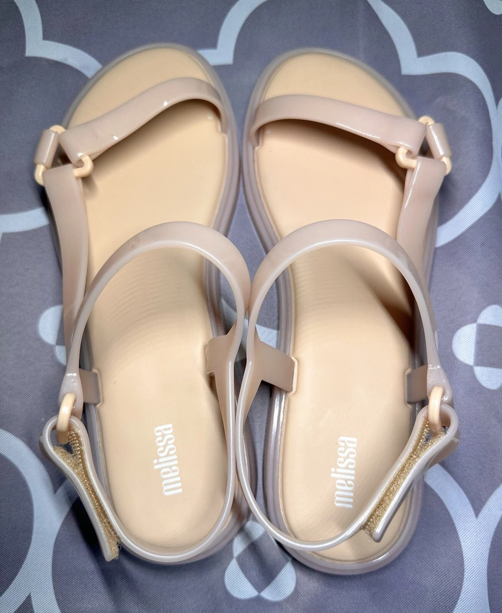 Rubber slingback shop sandals