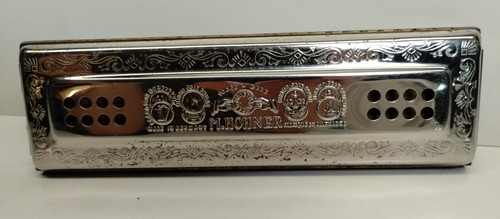 The Echo Harp Harmonica M Hohner Double Sided Key C/G Made In Germany 56/96 Rare - Picture 13 of 21