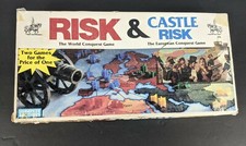 Castle Risk / Risk 2 Board Games in 1 Parker Brothers Missing Pieces READ