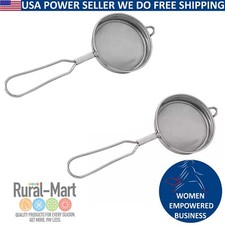 2 PACK of Strainer Tea, Coffee, Chai S3 Small Liquid Filter Stainless Steel