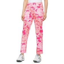 IBKUL Ladies GOLF Pascha Pink Stretch Tummy Control Ankle PANTS Womens Sz 6 NEW