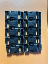 Buckle Backpack Belt  ITW Nexus Side Release Buckle 1 Inch- Heavy Duty Black