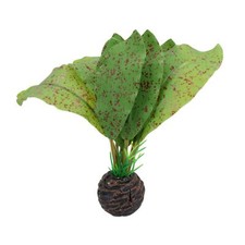 Aquatic Aquarium Fish Tank Self Sinking Small Foreground Silk Plant H-13cm No10