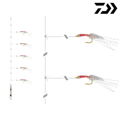 Daiwa Grandwave Heringsvorfach 135cm Gr.10 pink glow Meeresmontage