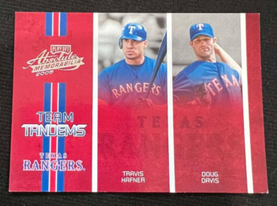 TRAVIS HAFNER DAVIS 2005 Absolute Memorabilia #TT-97 Team Tandems Spectrum /150