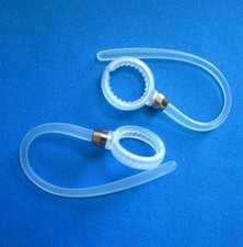 Brand New 2pcs Earhooks for Motorola Headsets HX550 H17 H17txt H525 - White