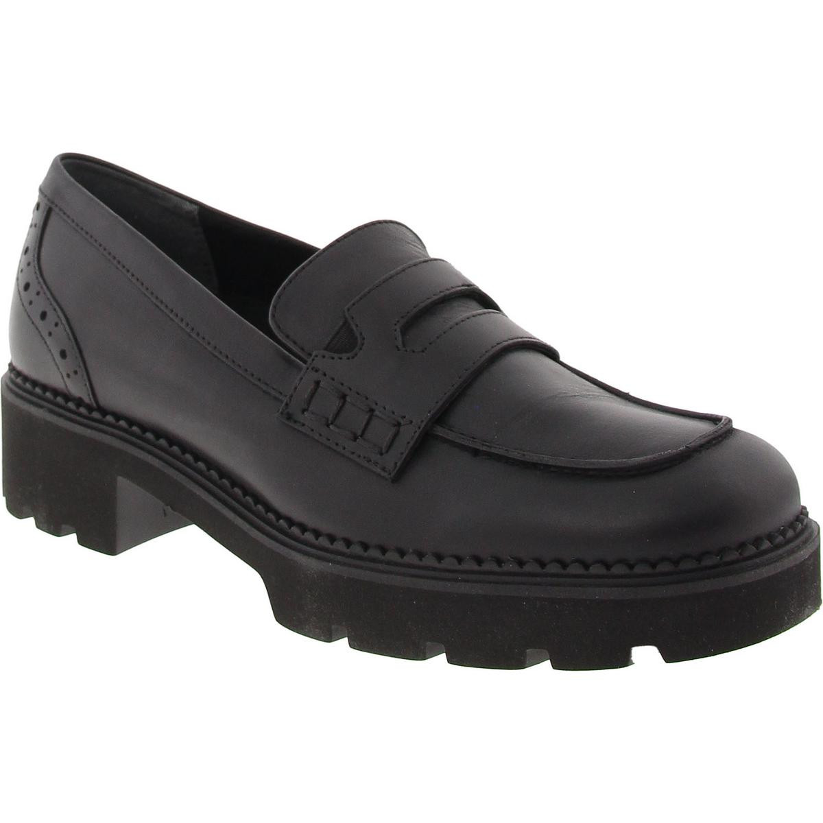 Vionic Beach Womens Black Solid Leather Loafers Shoes 85 Medium BM BHFO 1115 8490₽