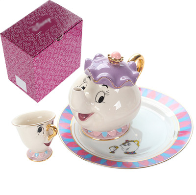 Mrs Potts Teekanne & Tasse Set - Die Schöne und das Biest Cartoon