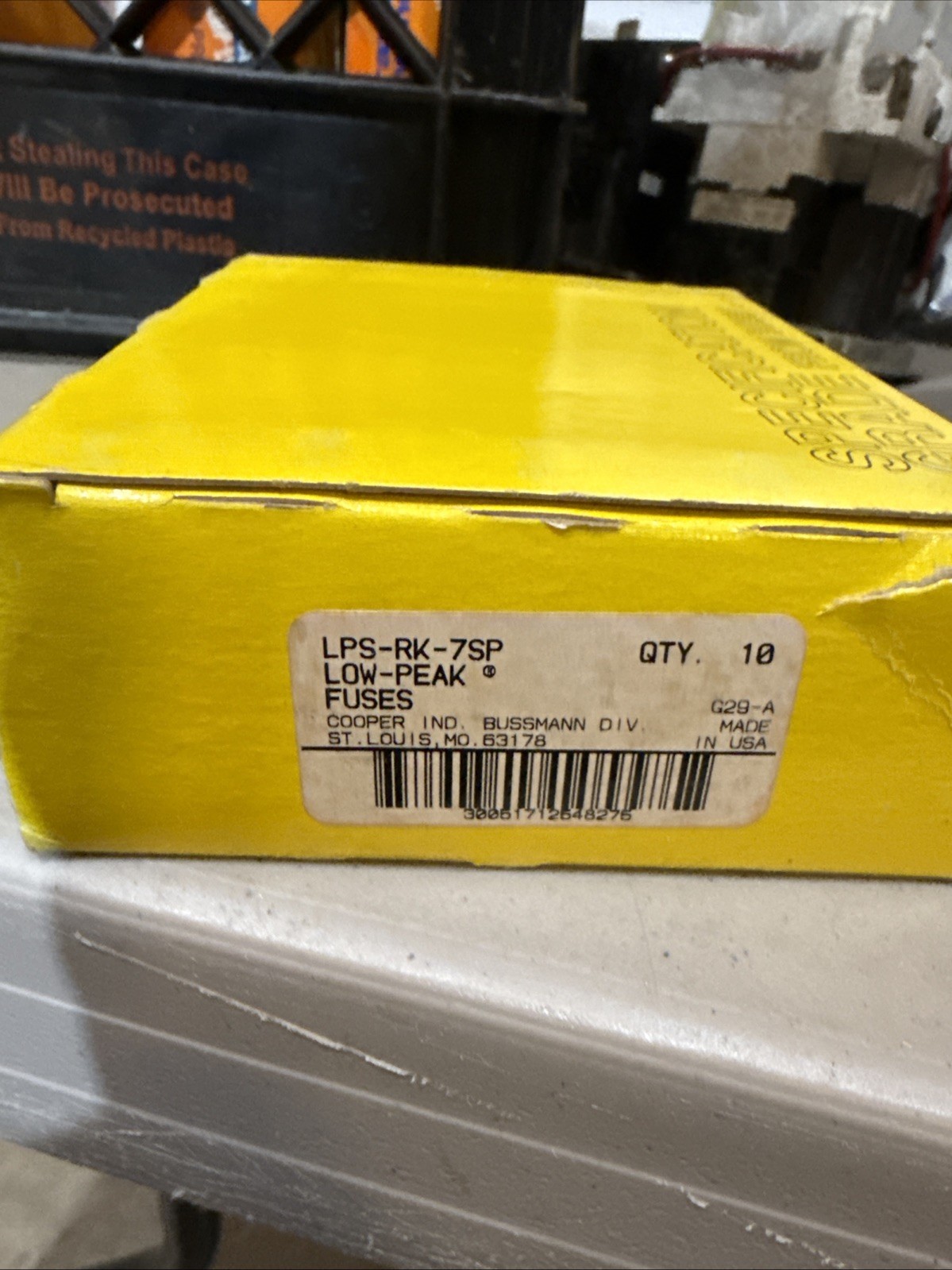 BUSSMANN LPS-RK-7SP LOW-PEAK FUSES 7A/600V (BOX OF 10) NEW FREE SHIPPING
