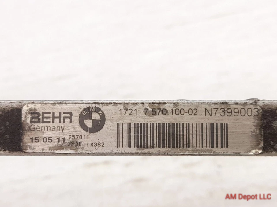 BMW 535i N55 F10 2011 radiador de dirección asistida 17117570100 Foto 2 de 4