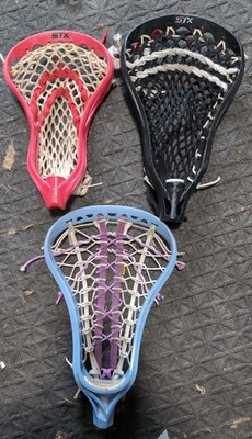 Lot Of 3  Lacrosse Heads STX (2) & BRINE. 
