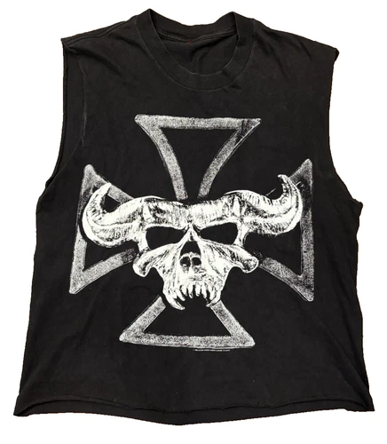 90s Danzig thrall- demonsweatlive Tour Giant Skull T 1990s vintage concert t-shirt, vintage, single stitch, B+ condition