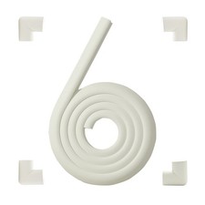 Corner Guards, Milky White 4 Corner 6.5ft Safety Bumpers , FURNITURE EDGE BUM...