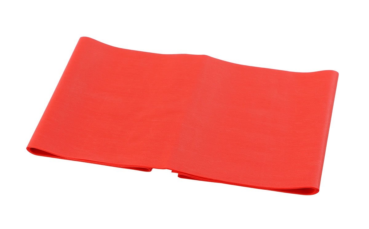 CanDo Red Exercise Band 5ft Latex Free Resistance Band for Therapy Training