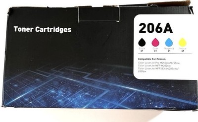 Toner Cartridges 206A HP Laser Jet Pro M255dw M255nw, MFP M282nw, 283fdn cdw fdw