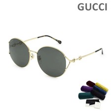 Gucci Sunglasses GG1017SK-001 with Nose Pads for Women's UV Protection