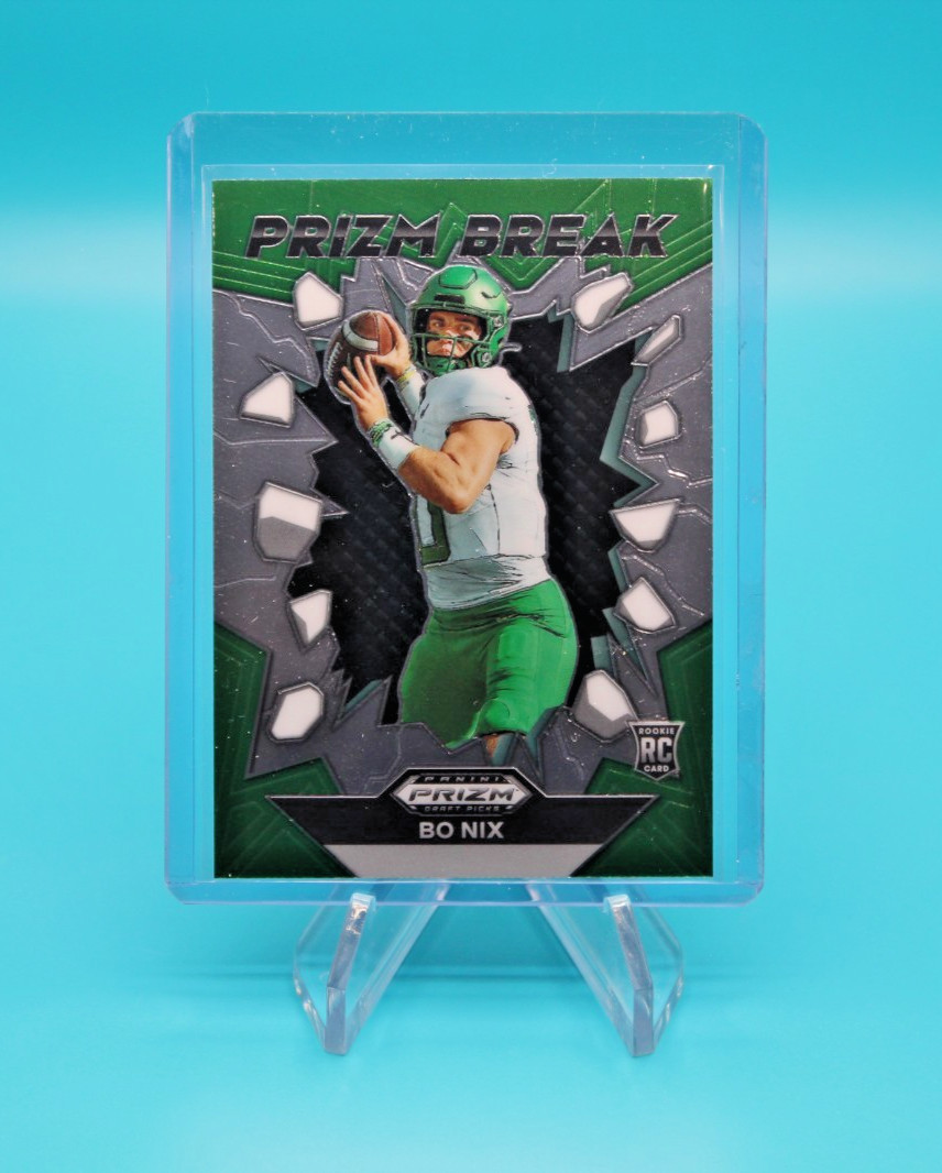 2024 Panini Prizm Draft Picks Prizm Break Bo Nix (RC) #PB-BNX Rookie