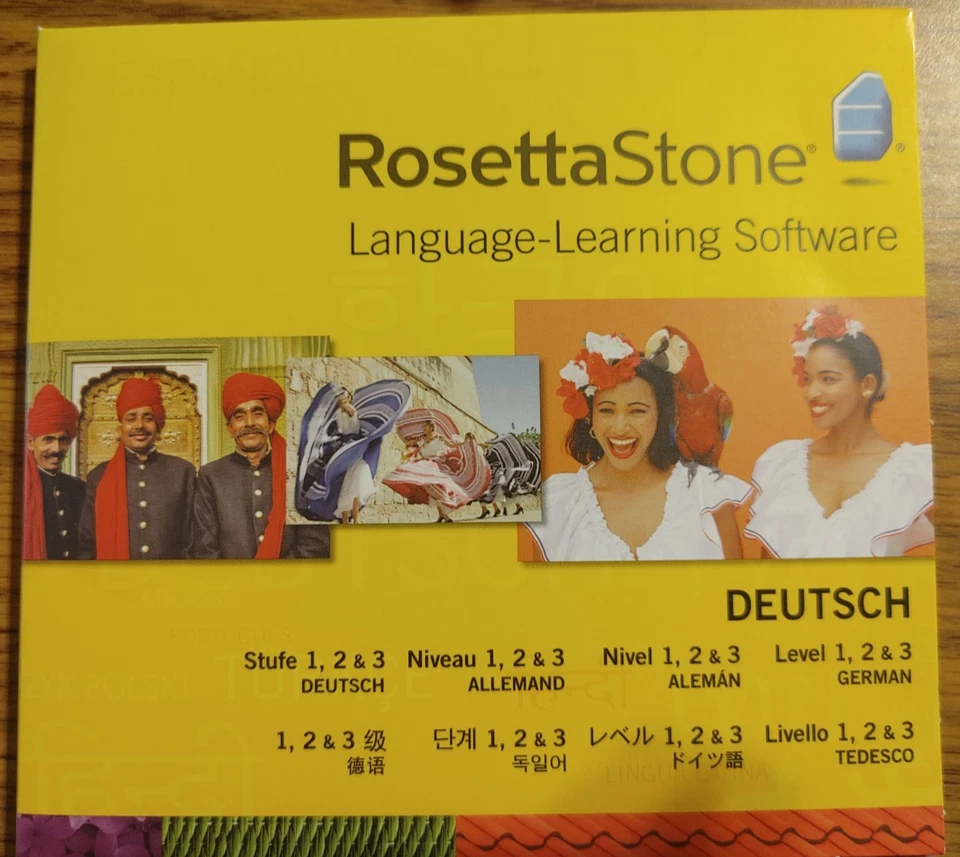 Rosetta Stone German Deutsch Version 4 Level 1-3 w/ Audio Companion - Full Set - Image 2 of 4